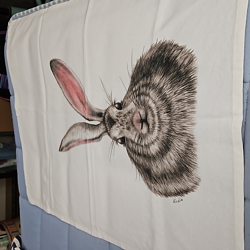 Abbott Bunny Cotton Tea Towel